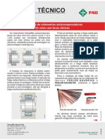 Montagem de Rolamentos Autocompesandores de Rolos Com Furo Conico