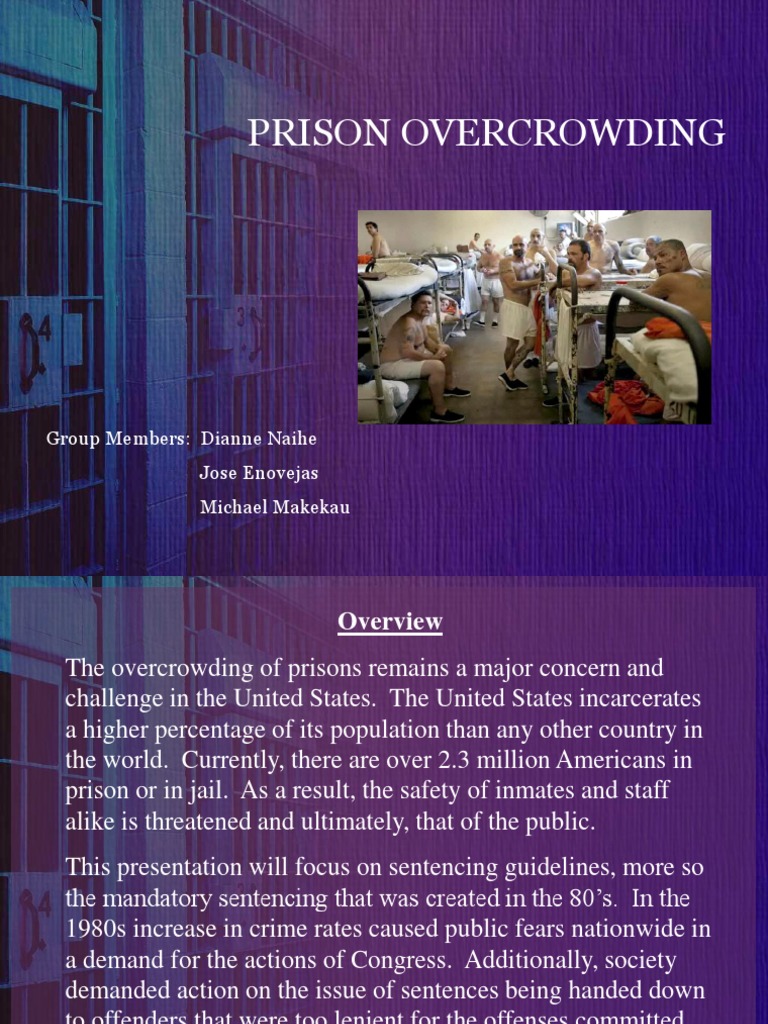 Social Workers and Prison Overcrowding | PDF | Mandatory Sentencing ...