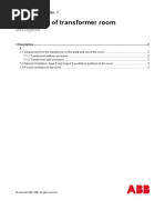 ABB Transformer Ventilation