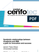 2013 09 Symbiotic Relationship Academia & IBM