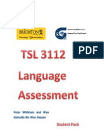Tsl3112 Language Assessment Student Pack Pw