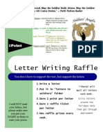 Soldier Letter Raffle
