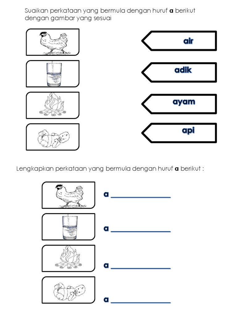 Latihan huruf vokal