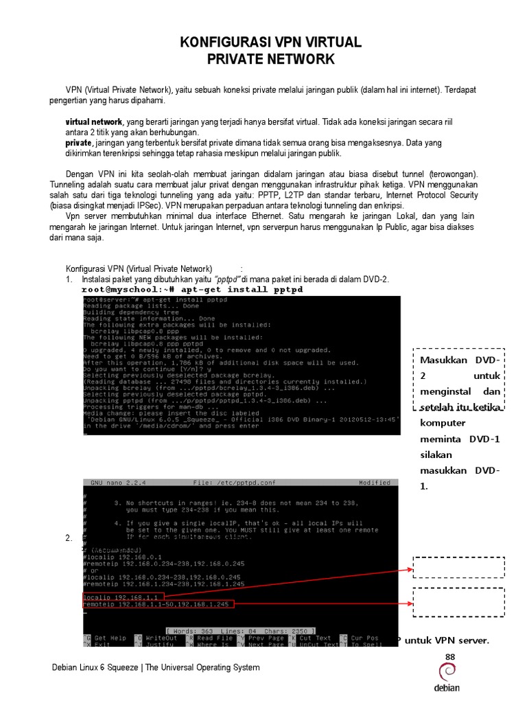 Konfigurasi VPN Virtual Private Network | PDF