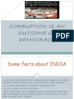 Corruption Is An Outcome of Democracy