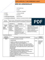 SESIÓN DE APRENDIZAJE lunes 17 ortografía