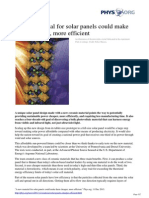 2013 12 Material Solar Panels 