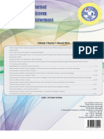 Jurnal Ilmiah SI Vol 1 No 1 Januari 2013