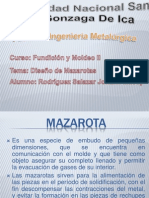 Diseño de Mazarotas