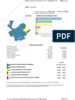 Antioquia Parlamento Andino Elecciones 2014 Marzo 9 Domingo