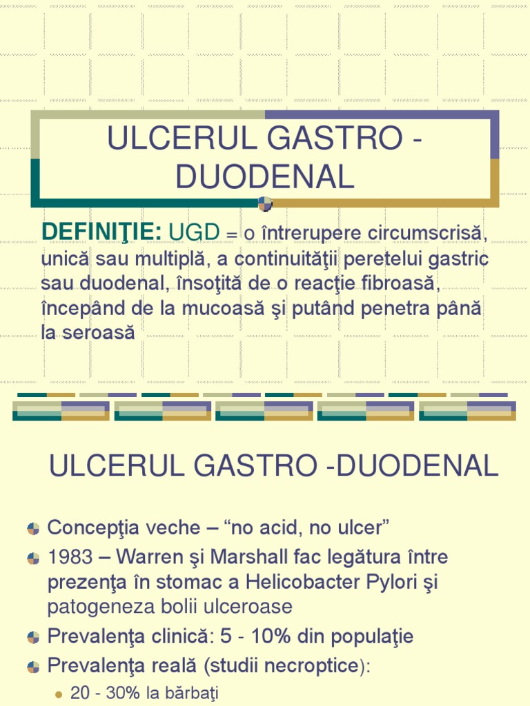 Ulcerul Gastroduodenal | PDF