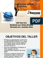 Taller Acoso Sexual y Laboral