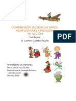 Comprensin Lectora en Nios Tesis Doctoral