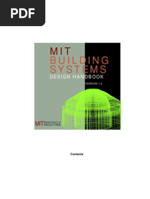 MIT BLDG Design Handbook, PDF, Hvac