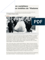 Publican en castellano fragmentos inéditos de Madame Bovary