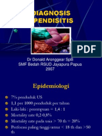 DIAGNOSIS AND TREATMENT OF ACUTE APPENDICITIS