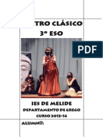 Teatro grego. 3º de ESO. IES de Melide 2014