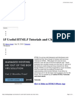 15 Useful HTML5 Tutorials and Cheat Sheets | Tutorials