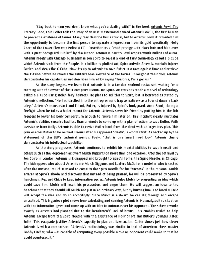 Artemis fowl pdf download free image