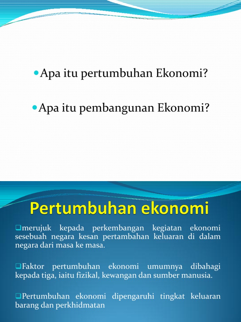 Pertumbuhan Ekonomi Pdf