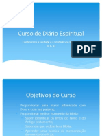 CURSO DE DIÁRIO ESPIRITUAL