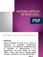 Factores Críticos de Éxito (FCE)