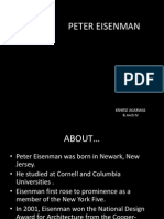Peter Eisenman's Influential Deconstructivist Architecture
