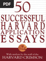 Download 50 Successful Harvard Application Essays by J D SN212784522 doc pdf