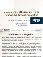 Integrando Los Riesgos de TI a La Gestion de Riesgo Corporativo