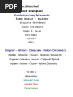 English-Istrian-Croatian-Italian Dictionary - Rev3 Final A