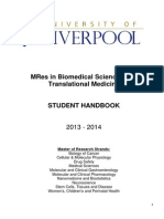 MRes, 2013 14, Handbook@Nov, 1