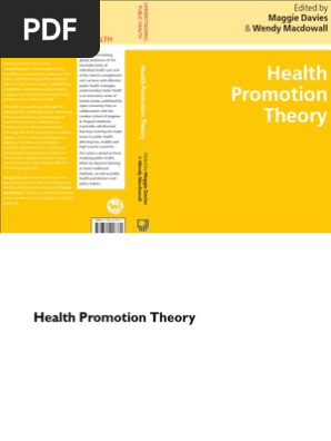 Health Promotion Theory - 