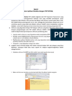 Handout 12 Aplikasi Biodata PhpMyadmin