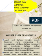 Seni Bahasa Dan Tatabahasa Kurikulum Standard Sekolah Rendah