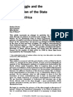Davies Et Al - Class Struggle and The Periodisation of The SA State