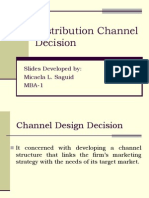 Distribution Channel Decision