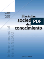 UNESCO, 2005_Sociedad Del Conocimiento