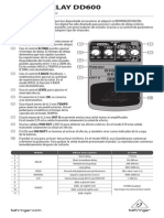 Manual - Behringer Delay-Dd600