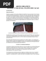 Abonos Organicos en Cacao
