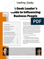 Leading Geeks GoToAssist Influencing Business People White Paper
