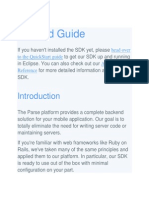 Android Guide Parse