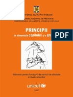 Principii in Alimentatia Gravidei Si Copilului (Unicef) 2007