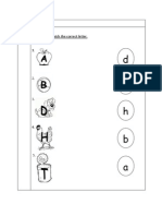 D T H B A: Choose and Match The Correct Letter