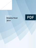 Ministério Das Finanças 2014 - Relatório, Despesa Fiscal 2014 (16 Mar) PDF