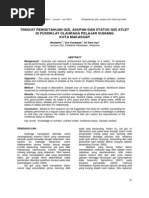 Download 8 Tingkat Pengetahuan Gizi Asupan Dan Status Gizi Atlet Di Pusdiklat Olahraga Pelajar Sudiang Kota Makassar by Sri Idha Utaminingtyas SN212830254 doc pdf