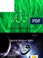 Agama Sebelum Islam