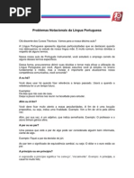 Aula 10 - Problemas Notacionais da Língua Portuguesa