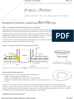 Branch Reinforcement For CS Pipe