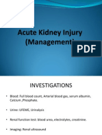 Acute Renal Failure (Diagnosis Approach and Management