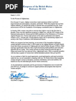 Open Letter to Women of Afghanistan